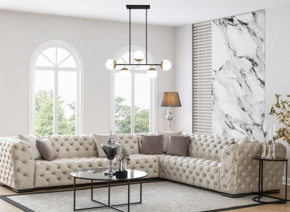 Chesterfield Polstersofa Sofa Ecksofa Garnitur Polster Luxus Ecke Sofas Neu